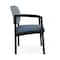 Lesro Lenox Steel Wide Guest Chair Metal Frame, Black, RS Rain Song Back, MD Titan Seat LS1201 - alternate 3